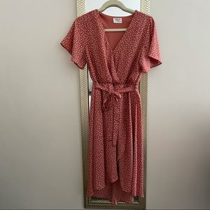 Gorgeous polka dot midi dress